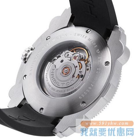 汉米尔顿（HAMILTON ） Khaki Navy BeLOWZERO H78555353 男款机械腕表