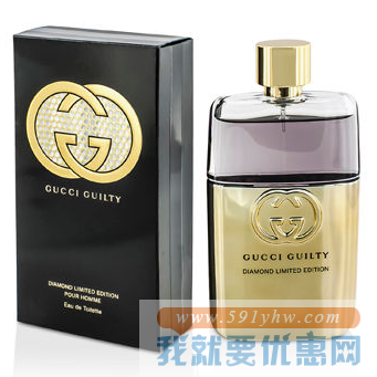 古驰 Gucci 罪爱钻石版男士淡香水喷雾 (限量版)