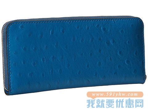 Marc by Marc Jacobs Sophisticato Ostrich Slim Zip Around 女款长版钱包