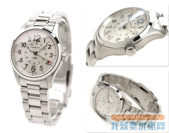 汉密尔顿（HAMILTON） Khaki Field Officers 卡其系列 H70365183 女士自动机械腕表