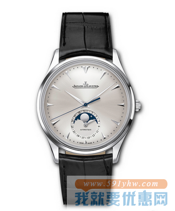 JAEGER-LECOULTRE 积家 Master Ultra Thin 超薄大师系列 Q1368420 男款月相机械腕表