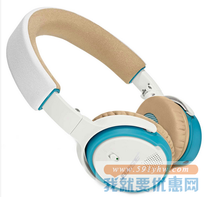 Bose 博士 SoundLink 贴耳式蓝牙无线音乐耳机  白色