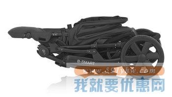 百代适（Britax romer）四轮婴儿 B-SMART红色手推车