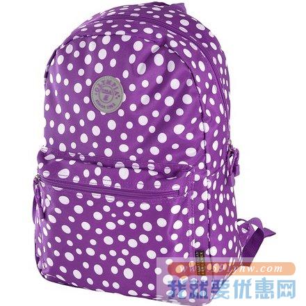 Olympia Cornell 18寸防水印花时尚双肩包 三色可选