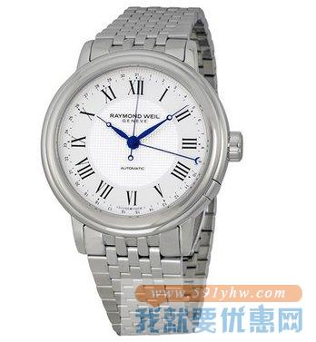 Maestro经典大师系列 雷蒙威（Raymond Weil）2851-ST-00659 男士自动机械腕表