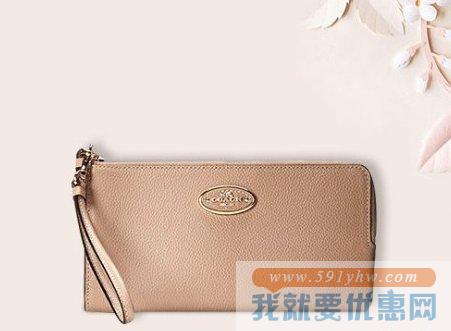 【永恒的经典】Coach 蔻驰 长款拉链钱包手腕包 53413
