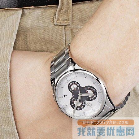 卡文克莱(Calvin Klein)  Basic系列K2A27185男士时尚计时腕表