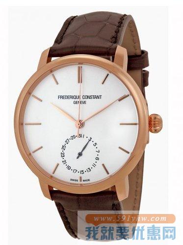 康斯登(Frederique Constant) Slimline  FC-710V4S4男士超薄机械手表