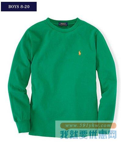 拉夫劳伦（Ralph Lauren）男大童款长袖卫衣 成人可穿 多色可选