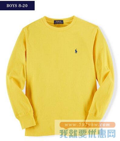 拉夫劳伦（Ralph Lauren）男大童款长袖卫衣 成人可穿 多色可选