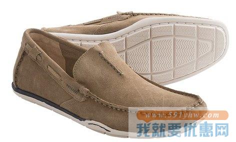 其乐（Clarks）男士一脚蹬真皮休闲鞋Rango Rumba Loafer