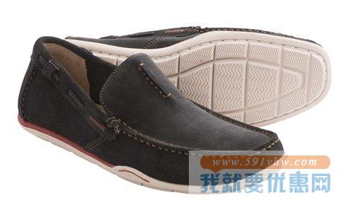 其乐（Clarks）男士一脚蹬真皮休闲鞋Rango Rumba Loafer