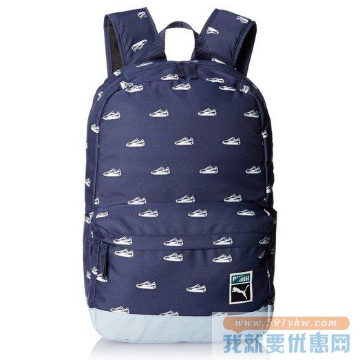 彪马（PUMA）中性时尚休闲双肩包 Archetype海军蓝