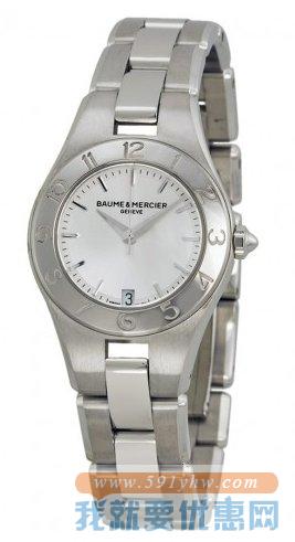 名仕（Baume & Mercier） Linea灵霓系列 10009女款石英腕表