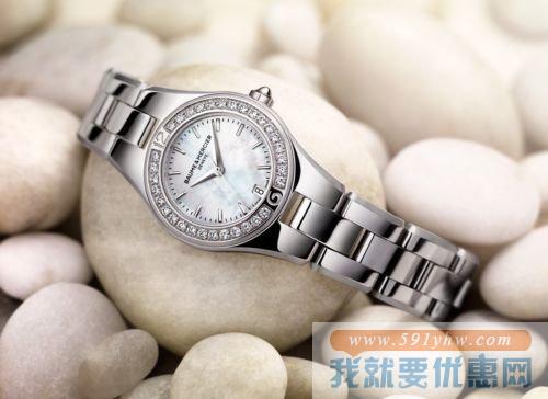 名仕（Baume & Mercier）Linea灵霓系列MOA10013女士镶钻腕表