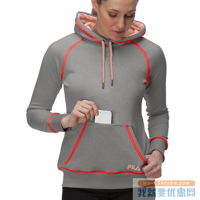 斐乐（FILA）女士连帽套头卫衣 Pleasing Pullover 多色可选