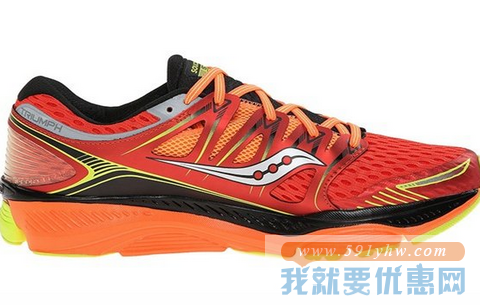 saucony  男士顶级减震跑鞋Triumph iso