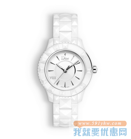Christian Dior 迪奥 VIII系列 CD1231E2C001 女款陶瓷机械腕表