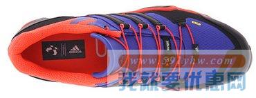 阿迪达斯（Adidas Outdoor）男款越野鞋 Terrex Fast R紫橘红黑配色