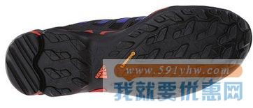 阿迪达斯（Adidas Outdoor）男款越野鞋 Terrex Fast R紫橘红黑配色