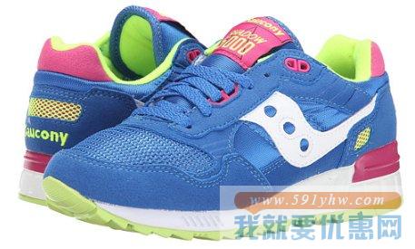 索康尼（Saucony Originals）女士运动鞋 Shadow 5000 粉蓝绿配色