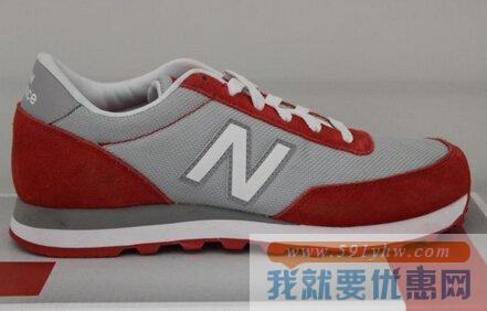 新百伦（New Balance）ML501男士红色运动鞋