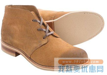 渥弗林（WOLVERINE）1000 Mile Latham Desert Chukka 男士真皮沙漠靴