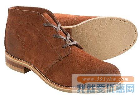 渥弗林（WOLVERINE）1000 Mile Latham Desert Chukka 男士真皮沙漠靴