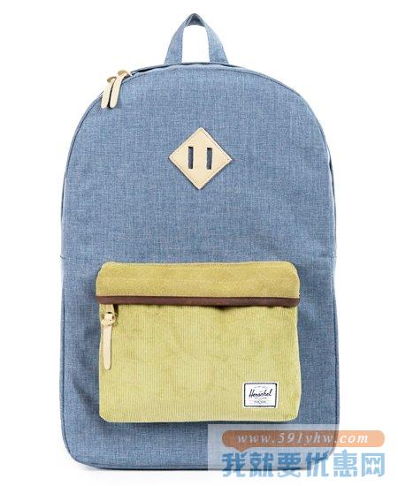赫歇尔(Herschel Supply Co. ) Ranch Collection男士双肩背包 海军蓝