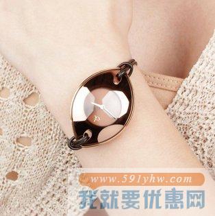 卡文克莱(Calvin Klein) Suspension K3323509女士玫瑰金时尚腕表