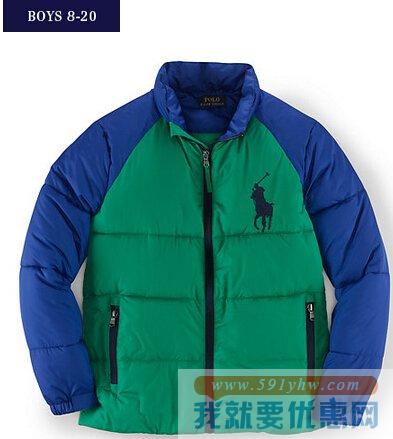 拉夫劳伦（Ralph Lauren）男童款TREK夹克 三色可选