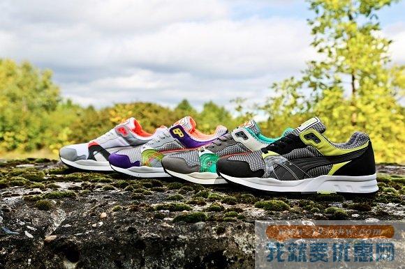 彪马（Puma）女士复古跑鞋 Trinomic XT-1 橙底灰色