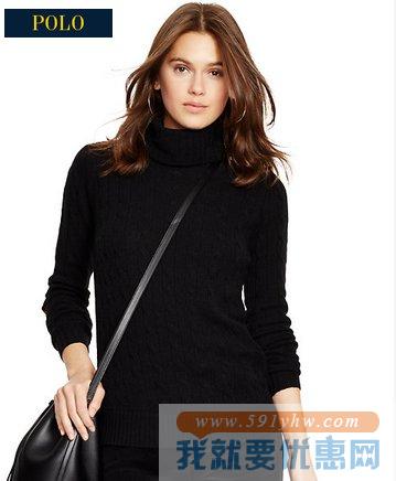 拉夫劳伦(Ralph Lauren) Cabled Merino Wool Turtleneck女士 四色可选时尚羊毛衫