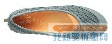 爱步（Ecco）女士休闲鞋 Sport Arizona Ballerina灰色