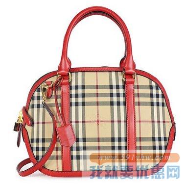 巴宝莉（Burberry）女士手提袋The small Orchard Bowling