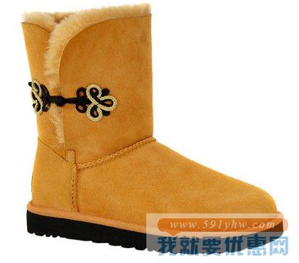 UGG Bailey 多色可选 女士中国结扣中筒雪地靴