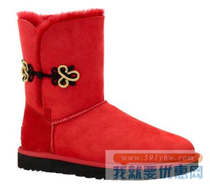 UGG Bailey 多色可选 女士中国结扣中筒雪地靴
