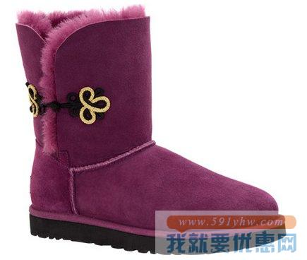 UGG Bailey 多色可选 女士中国结扣中筒雪地靴