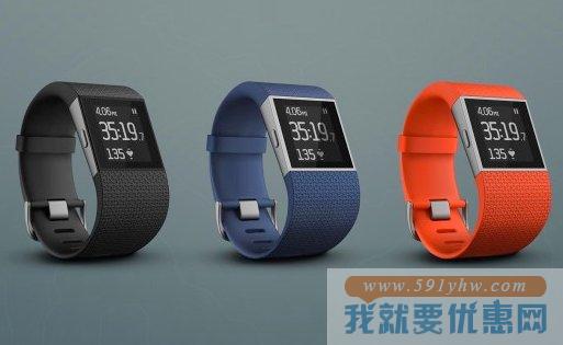 Fitbit Surge 超级运动智能手表  两色可选