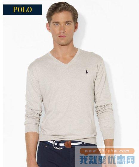 Polo拉夫劳伦（Ralph Lauren）PIMA COTTON男士毛衣 两色可选