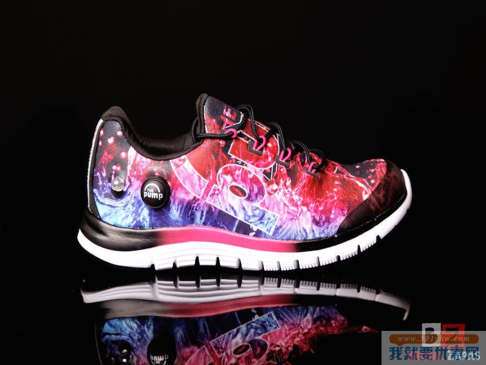 锐步（Reebok）ZPump Fusion Splash 男士两色可选 缓震充气跑鞋