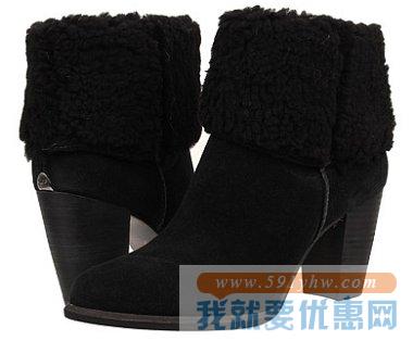 UGG 女士英伦冬款Charlee  三色可选短筒高跟踝靴