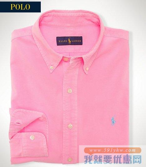拉夫劳伦（Ralph Lauren）COTTON OXFORD SHIRT 男士纯棉牛津衬衫