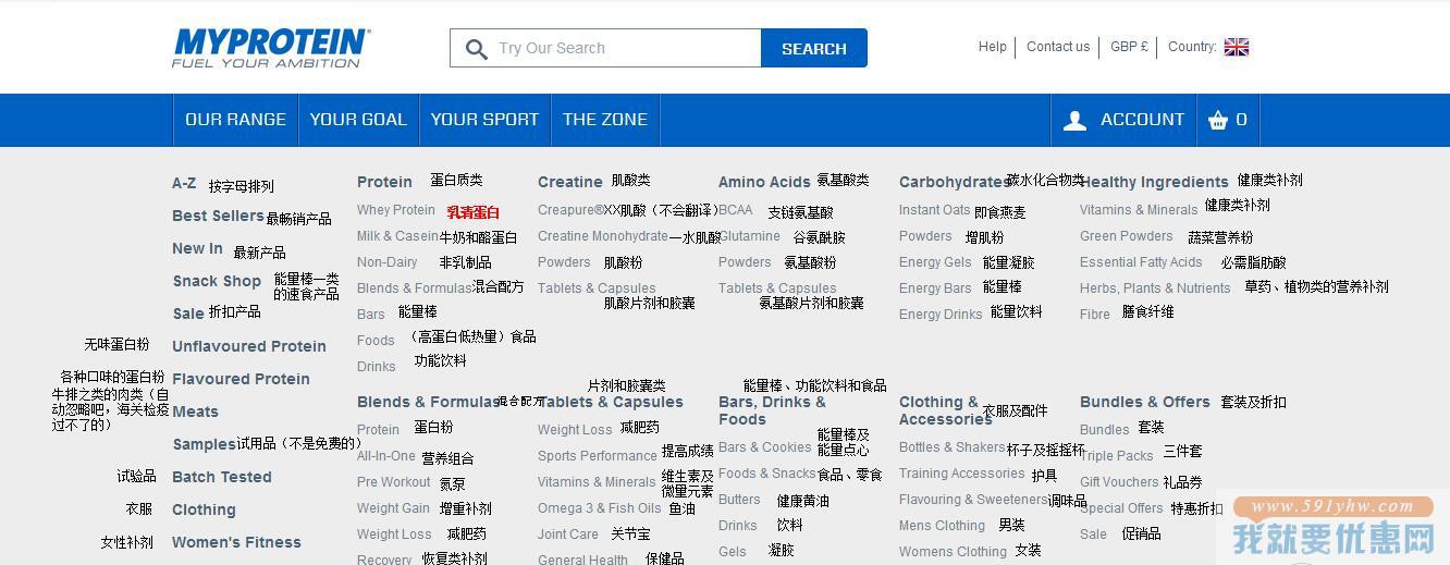 Myprotein海淘攻略