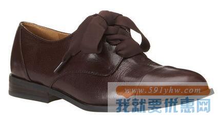 玖熙（Nine West）THALYA女士真皮牛津鞋 两色可选