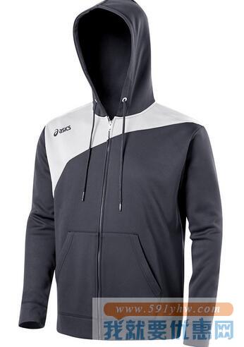 亚瑟士（ASICS）Poly Logo中性款YT1737 连帽抓绒外套多色可选