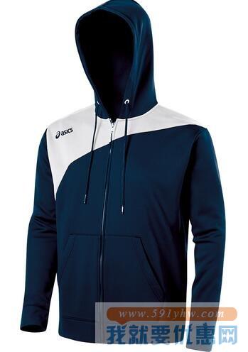 亚瑟士（ASICS）Poly Logo中性款YT1737 连帽抓绒外套多色可选