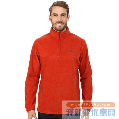 哥伦比亚（Columbia）Steens Mountain 男士半拉链抓绒外套 两色可选
