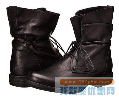 斯凯奇（SKECHERS）Mad Dash-Wrap 黑色女士绑带短靴
