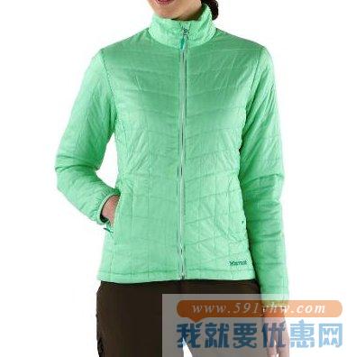 土拨鼠（Marmot）Calen Insulated 女士 青色保暖外套